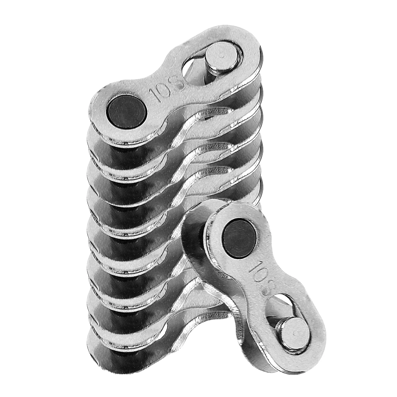 

8pcs Bike Chain Buckle Joints Easy Install Quick Release Alloy Durable For Mountain Bike ATV Racing Extension