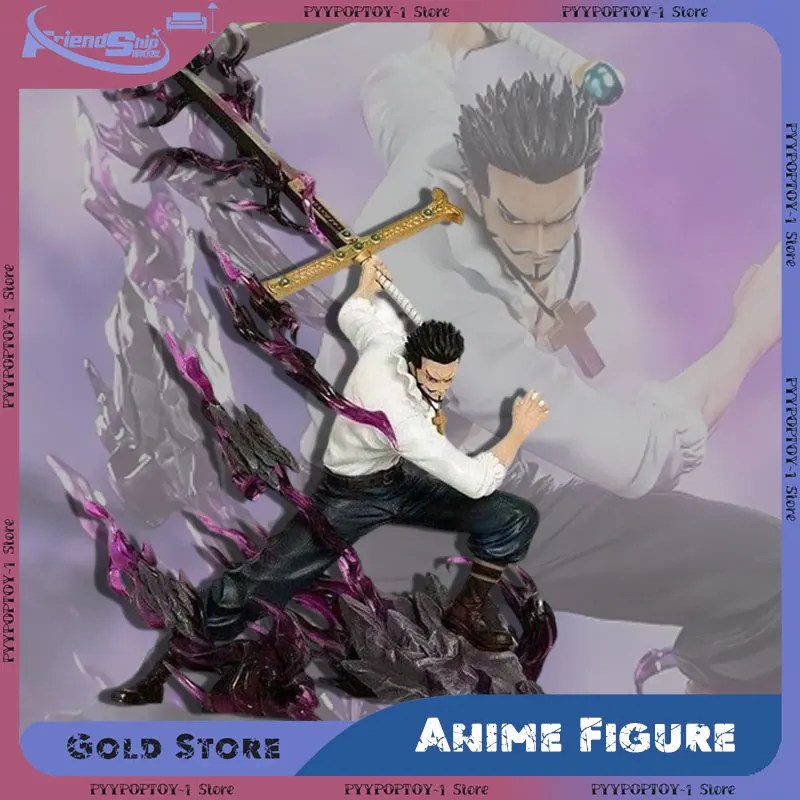 

One Piece Anime Figures Dracule Mihawk Action Figure Desktop Ornament PVC Model Doll Collectible Statue Decoration Toys Gifts