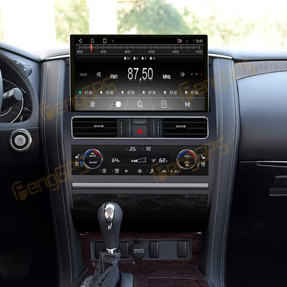 13.3 Inch Android 13 Car Radio CarPlay For Nissan Patrol Amanda 2010-2021 Touch Screen Multimedia Player GPS DSP Head Unit Auto