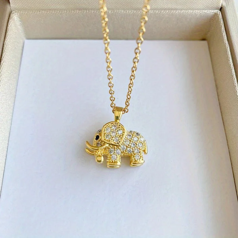 Gorgeous Elephant Pendant Necklace: A Perfect Fashion Accessory for Holiday & Birthday Parties!Anniversary Party Gifts, Jewelry