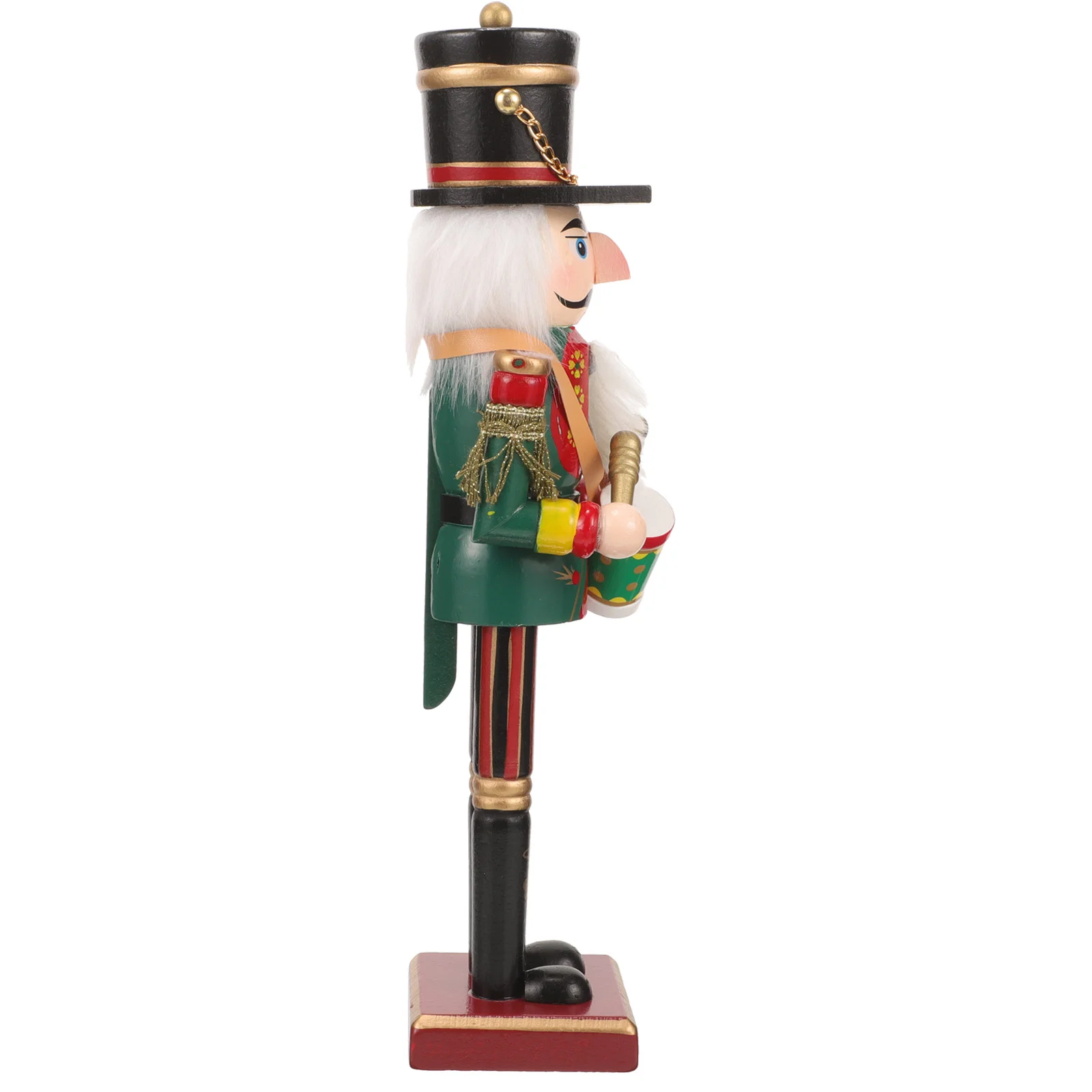 

Nutcracker Calendar Elf Statue Xmas Gingerbread Realistic Ornament Wooden Puppet Supplies Christmas Story Advent