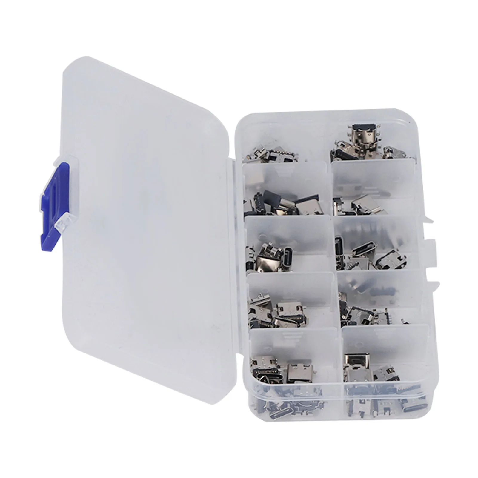 100 Stück Typ C USB-Buchse Stecker Buchse Löt mittel Reparatur Ersatz Adapter Sortiment Set