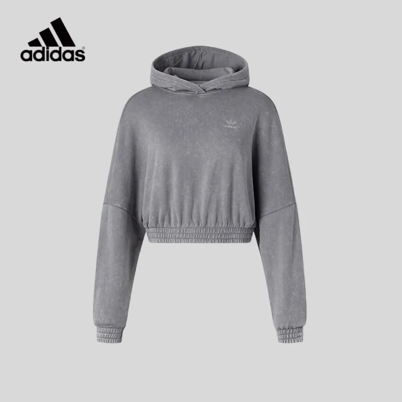 Adidas Hidden Zip Pocket Hoodie Secure Storage Clean Minimal Office Commute OuterwearIW5492 1PCS