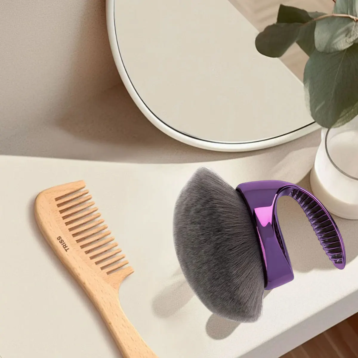 Nuevo pincel corporal - Para maquillaje y base corporales - Aplicador autofisectante - Cerdas duraderas