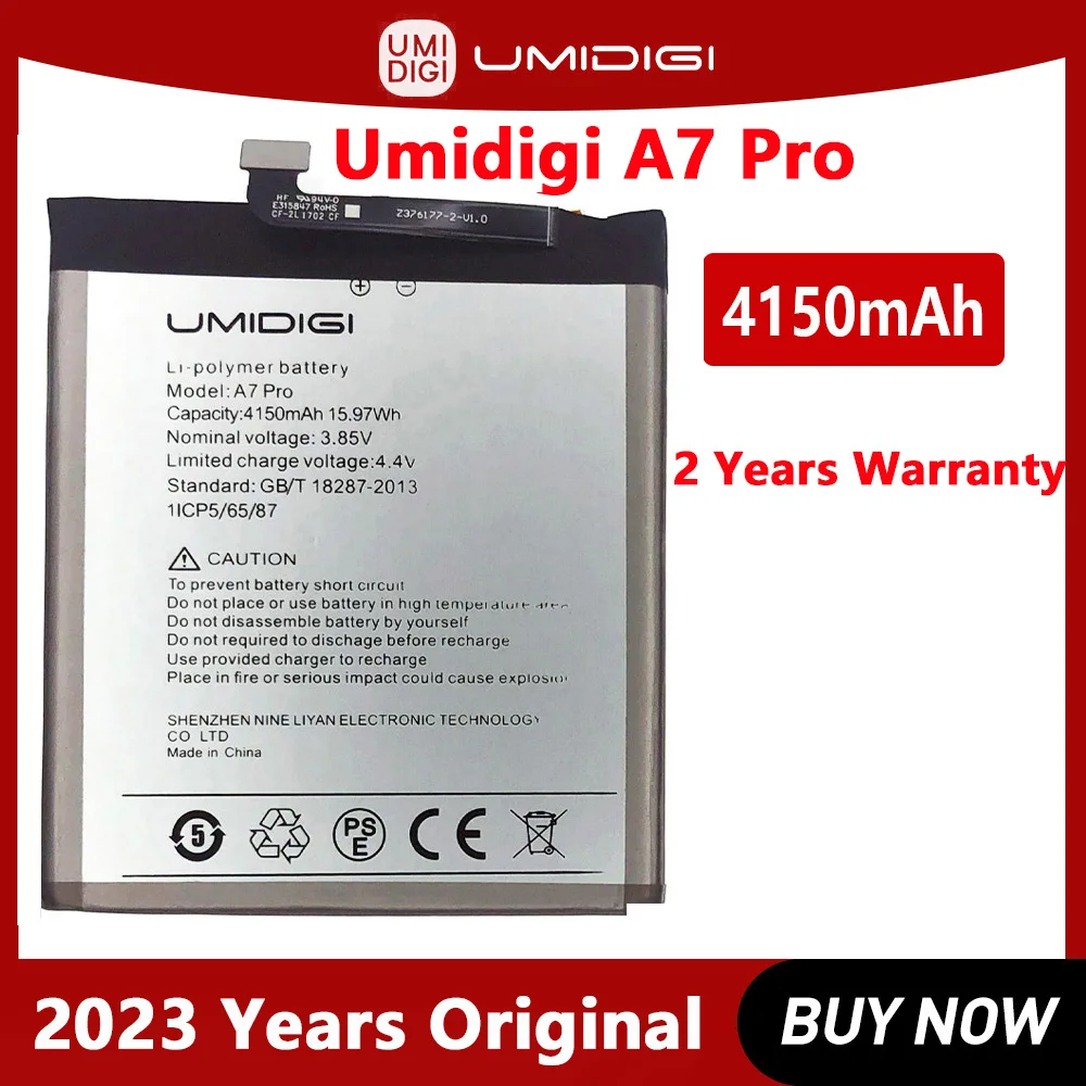 

New Original A7 Battery For UMI UMIDIGI A7 PRO 4150mAh Phone High Quality Batteria With Tracking Number