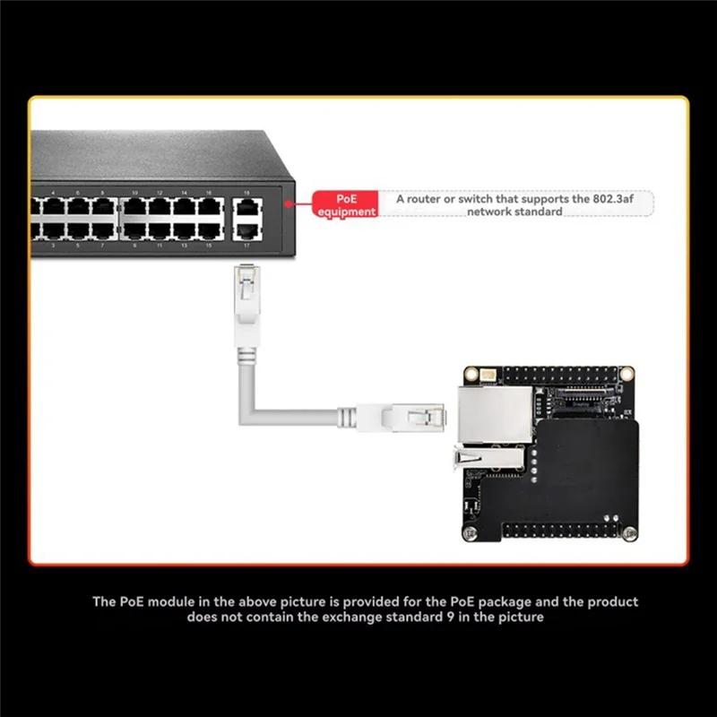 ABJF-For Luckfox Lyra Ultra W RK3506B Linux Development Board Onboard EMMC-8GB 2.4Ghz Wi-Fi6/Bluetooth 5.2 Withpoe Module