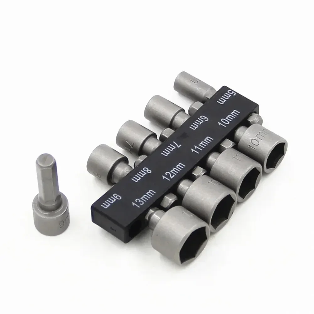 Powerful Socket Inner Hexagonal Wrench Hexagonal Handle Screwdriver Socket Extension Rod Pneumatic Screwdriver Insert Tool Set image 3