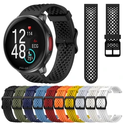 Silicone Smartwatch Strap For Polar Vantage V3 M2/M Sports Wristband For Polar Grit X Pro Titan Band 22mm Replacement Bracelet