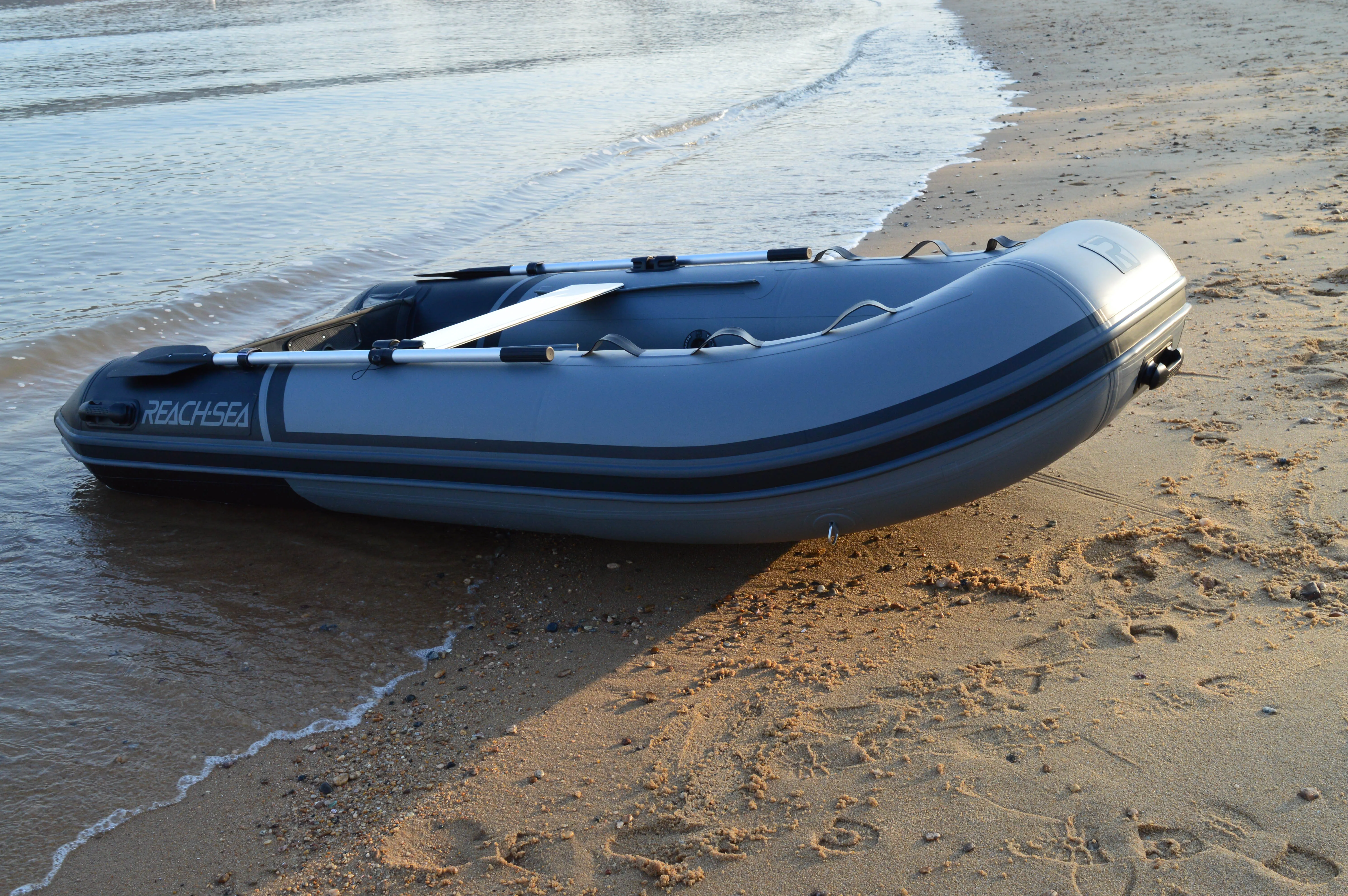 Reachsea Custom Factory Price Air Mat Inflatable PVC Boat Dinghy Fishing Boat Inflatable Boat for Water Sports Entertainment