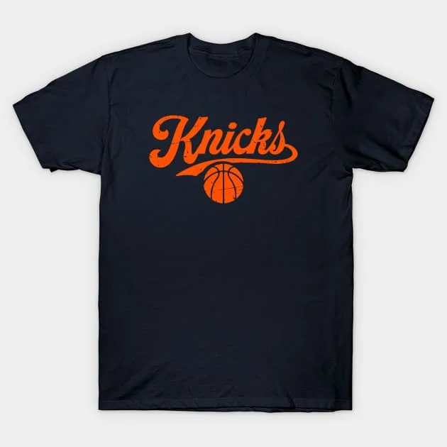 Retro Knicks T-Shirt Funny Short Sleeve Tshirt Streetwear New Fashion Top Tees