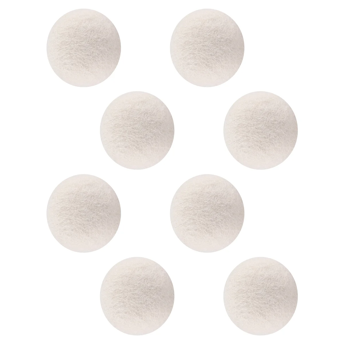 Paquete de 8 bolas secadoras de lana 100% Premium XL, suavizante de telas totalmente Natural hecho a mano, ecológico