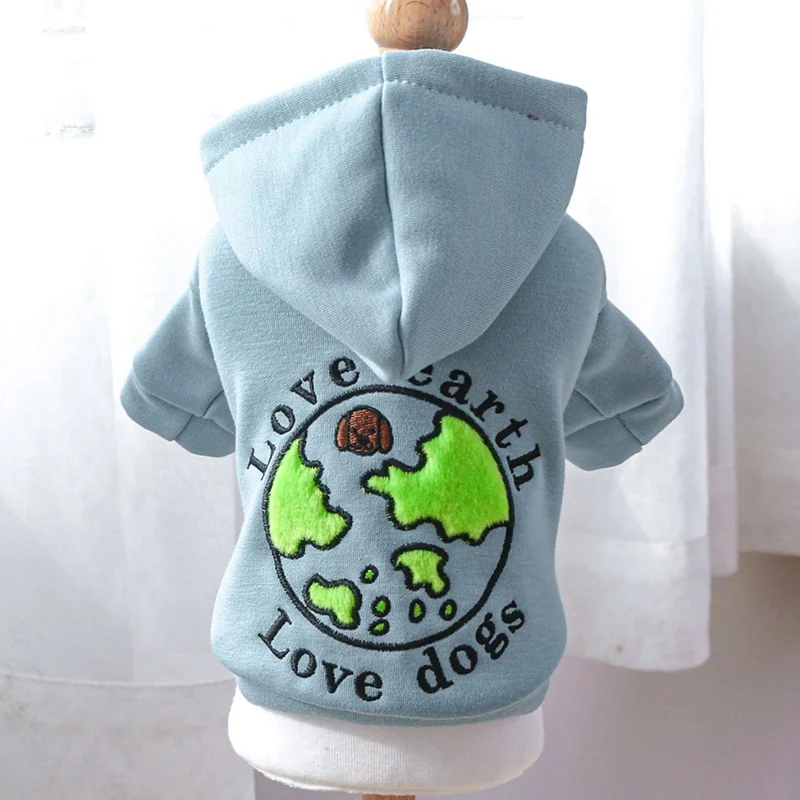 Sport Pullover Dog Sweatshirt For Small Puppy Animal Blue Cheap Spring Summer Pet Cat Shop Hoodie Chihuahua Toy Terrier Supplies