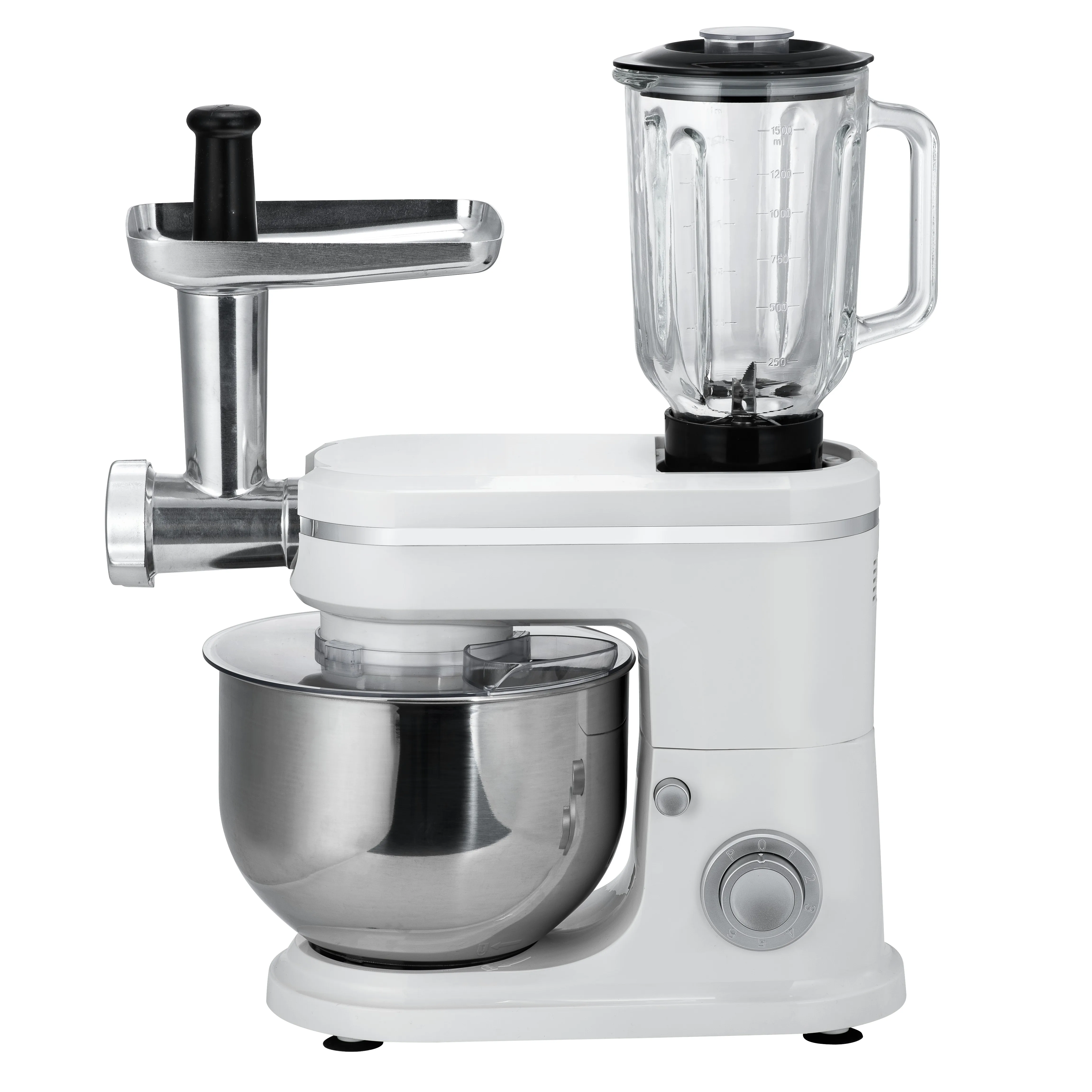 6L Hot Selling Product Kitchen Multifunction Aid Full Metal Gears Food Mixer Processor Stand Mixer