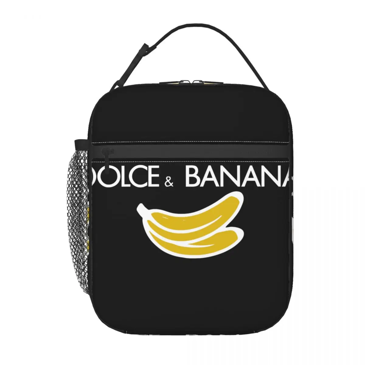 

Insulated Lunch Bag Dolce And Banana Logo Lunch Box Tote Food Handbag