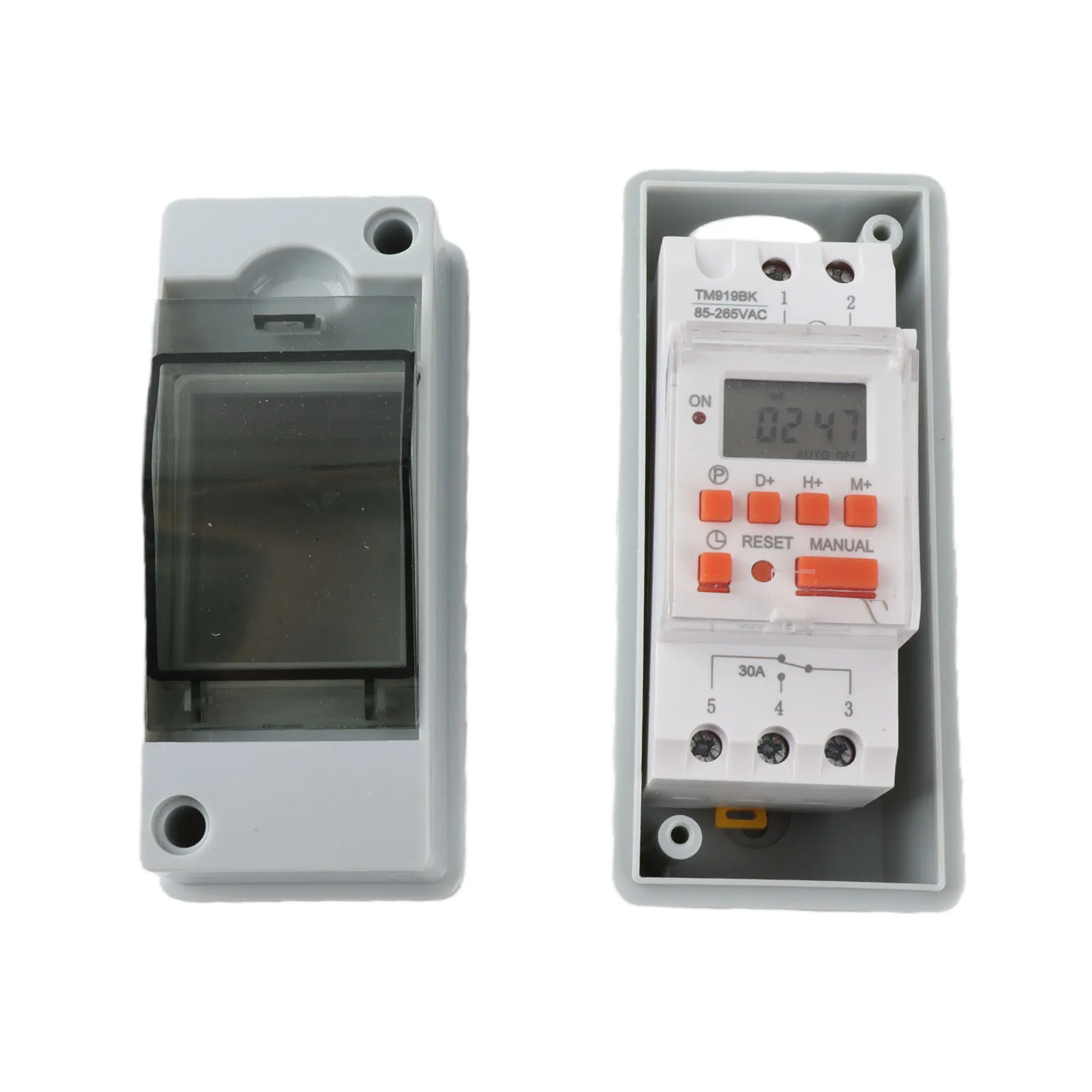 Time  Programmable 28 On Off Times 7 Day Schedules SPDT Digital Timer Waterproof PC Housing AC85-265V for Water Heater