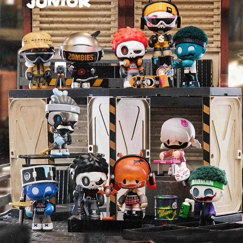 

New Arrival Mr.Bone Junior2 Biochemical Block Series Collectible Toy Figure Boys Holiday Gift Trendy Blind Box Toys