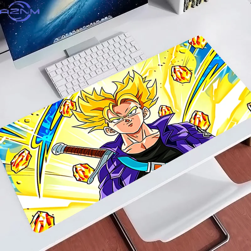 Anime Mouse Pad DBZ Gaming Mouse Pad Pc Accessories Dragon Ball Trunks Large Mouse Pad Gamer Extended Mousepad Computer Desk Mat