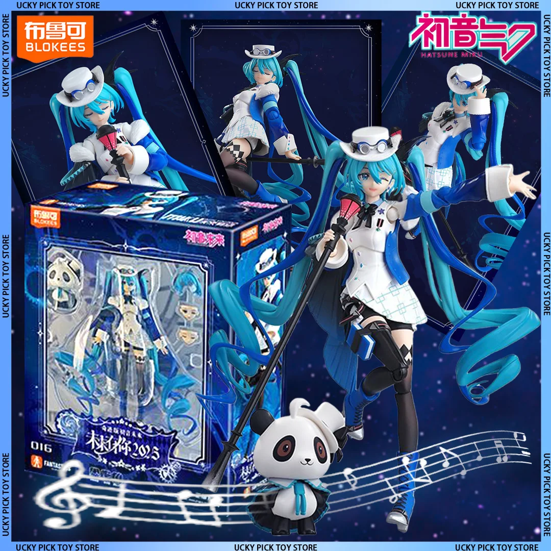 Nouveau Blokees Hatsune Miku Miracle Version Miku avec vous 2025 figurine décoration assemblé modèle cadeaux d'anniversaire de noël