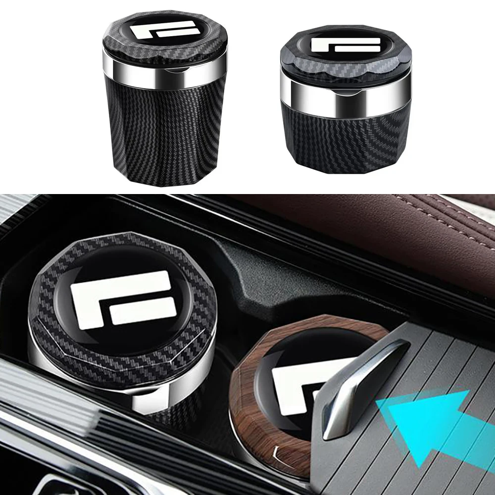 

Car High Flame Retardant Car Ashtray Interior Modification With Cover Light Fit For BAIC JISHI Polestone 01 Rox 01 Accessories