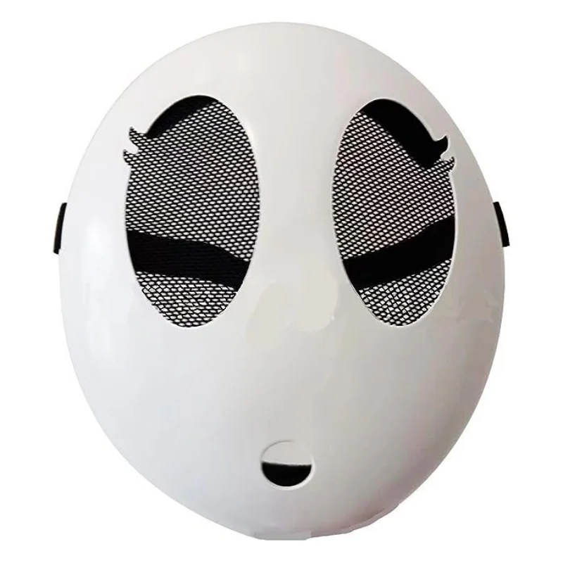 Super Luigi Bros Shy Guy Full Face Mask para Crianças, Unisex White Masquerade Acessórios, Creative Cosplay Prop, Personalidade do Dia das Bruxas