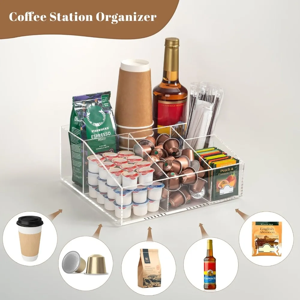 Acrylic Coffee Bar Organizer 3