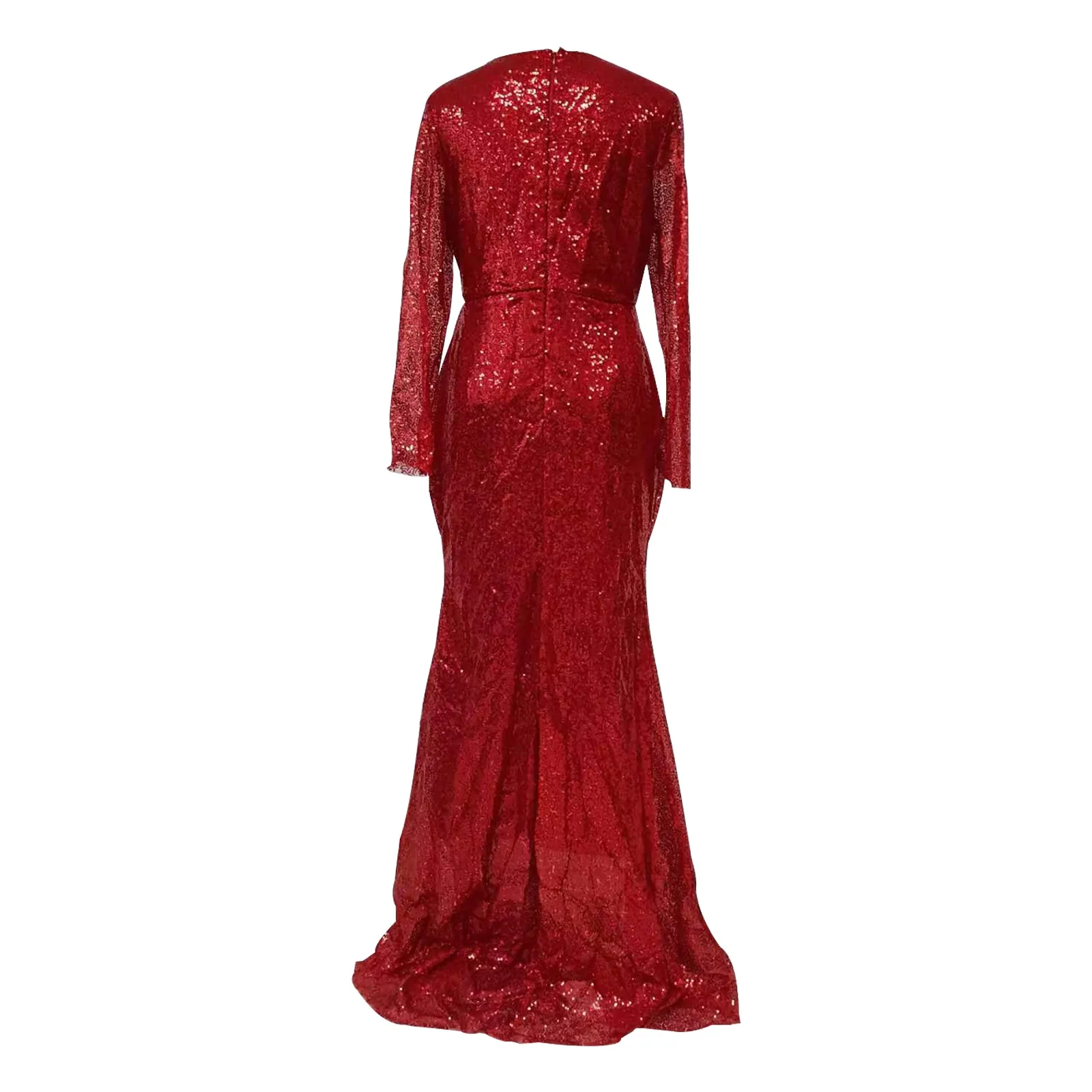 2025 nova moda feminina vermelho split cor vestido feminino shinny saia longa sexy senhoras lantejoulas longo até o chão vestido de noite