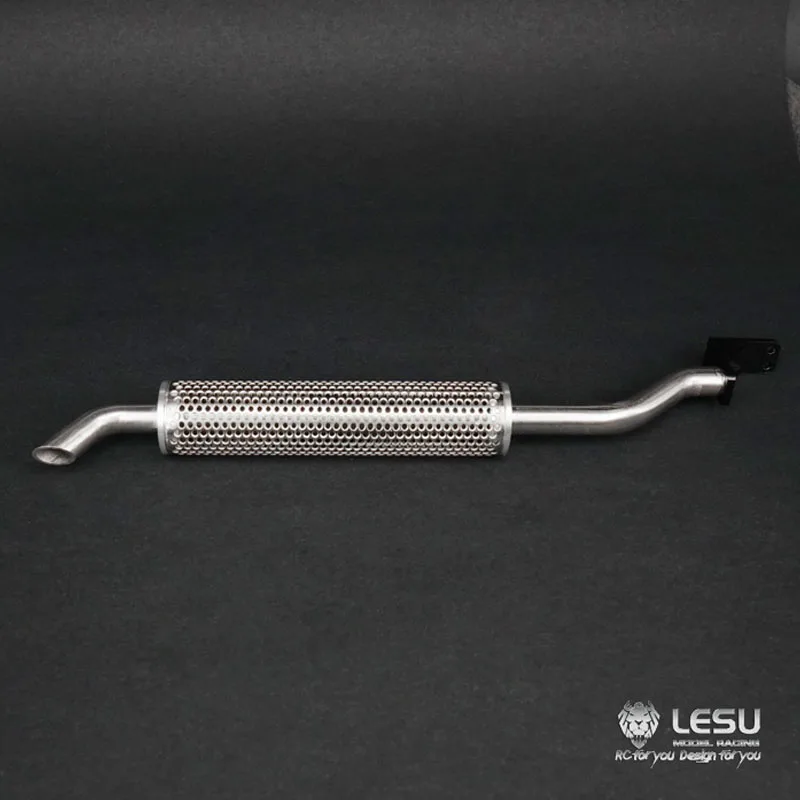 

LESU Metal Exhaust Pipe 191MM for 1/14 RC Tamiyaya Tractor Truck MAN Remote Control Toys Model Th04724-SMT3