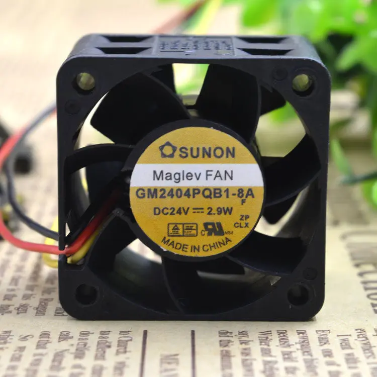 AA + FOR GM2404PQB1-8A 24V 3.9W two-wire, original built-in SUNON 40 * 40 * 28 inverter fan