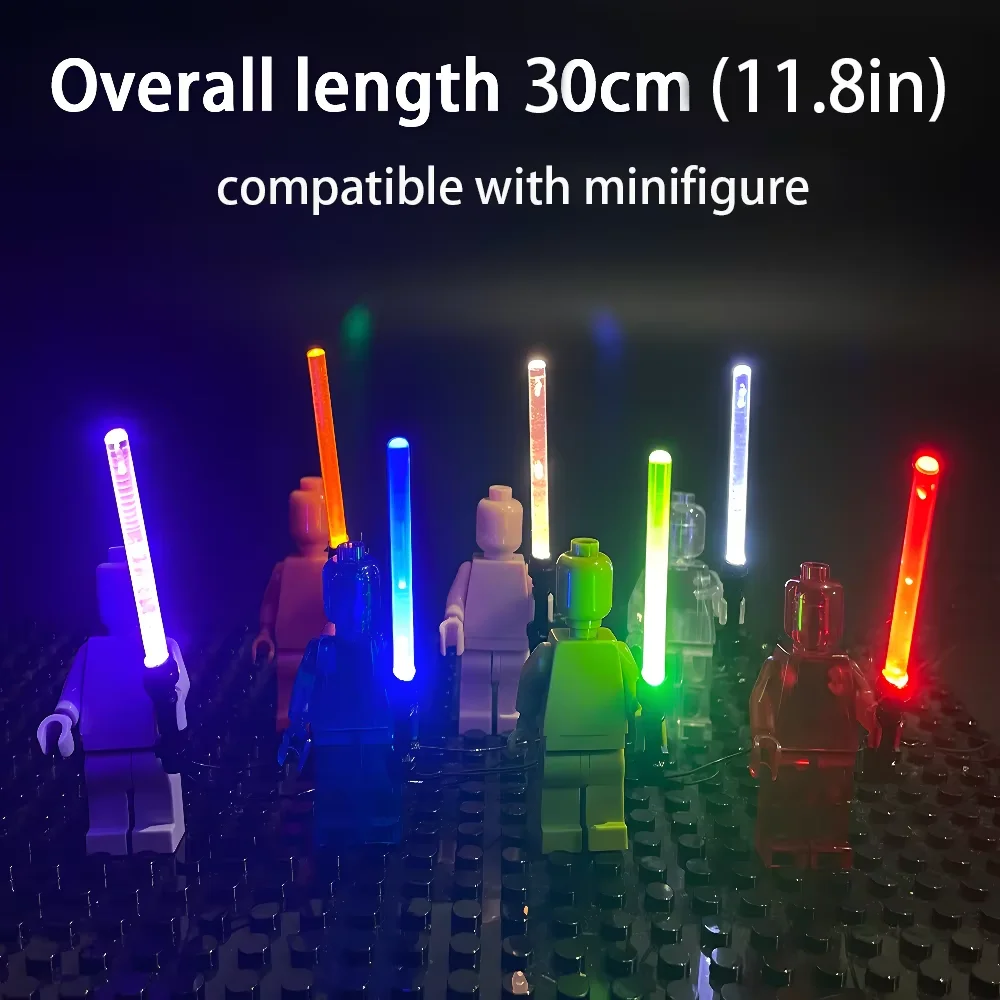 LYBMTWF 7pcs Lightsaber mini figures Accessories, Building Block Toy  Accessories