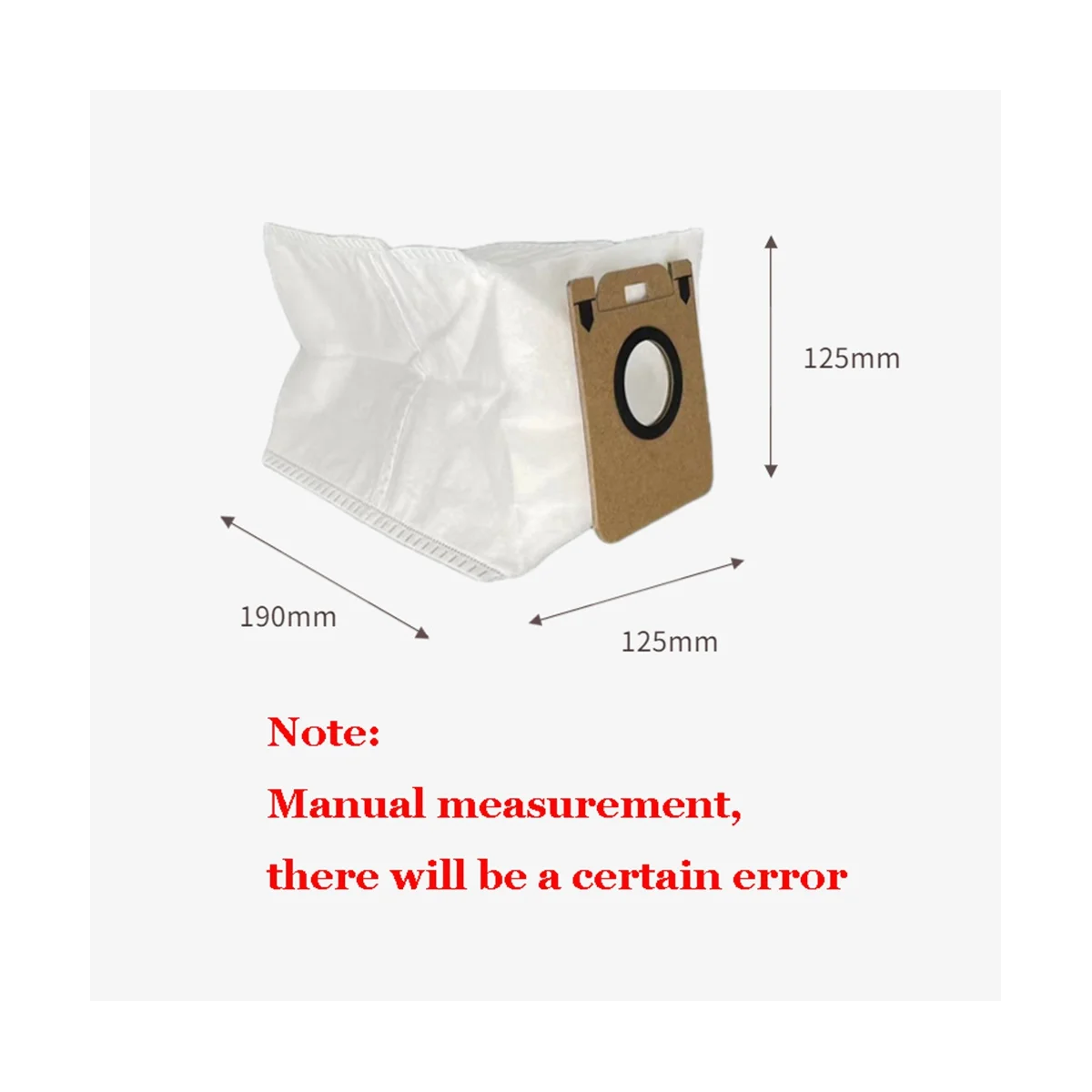 For Dreame Bot D10 Plus RLS3D Dust Bag Accessories Robot Vacuum Cleaner Vacuum Bag Garbage Bag Replacement Parts