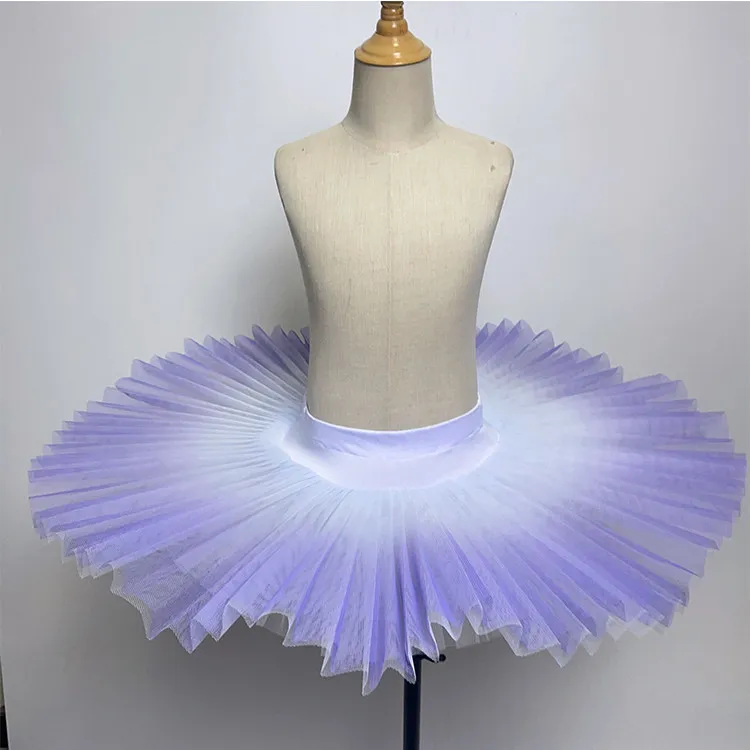 children-adult-gradient-fluffy-tutu-skirt-hard-tulle-ballet-half-skirt-cute-puffy-dance-outfit-for-daily-practice-and-childrens
