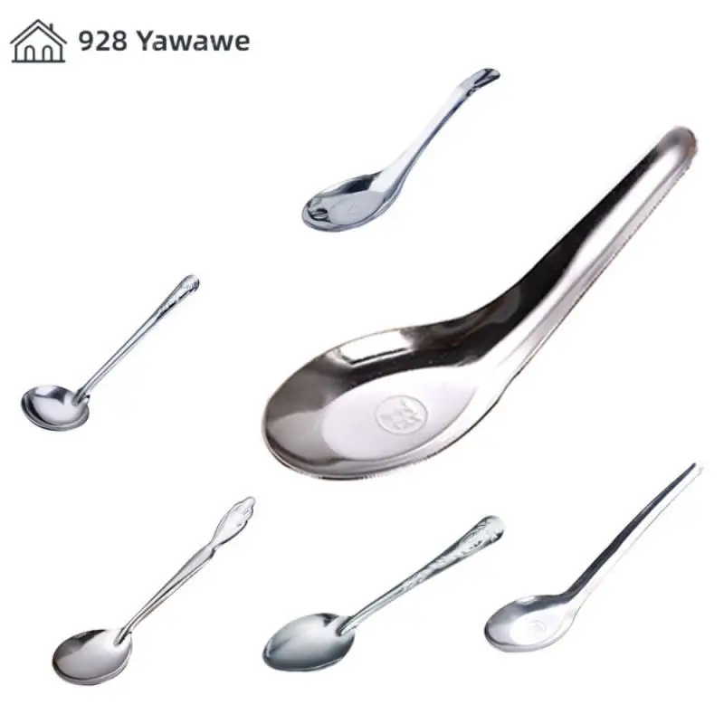 Dessert Spoon Easy To Clean Rust Resistance Utensil Top-rated Flatware Trending Elegant Tableware Kitchen Utensils Cutlery