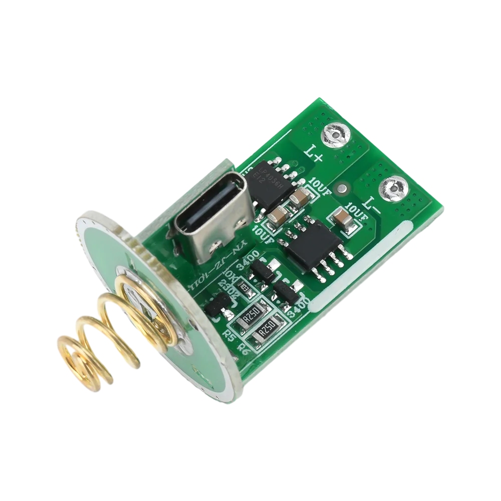 Placa de circuito de driver de três níveis, 5w-10w, kits diy, 3-4.2v, driver de lítio único, luz forte, placa de driver de lanterna