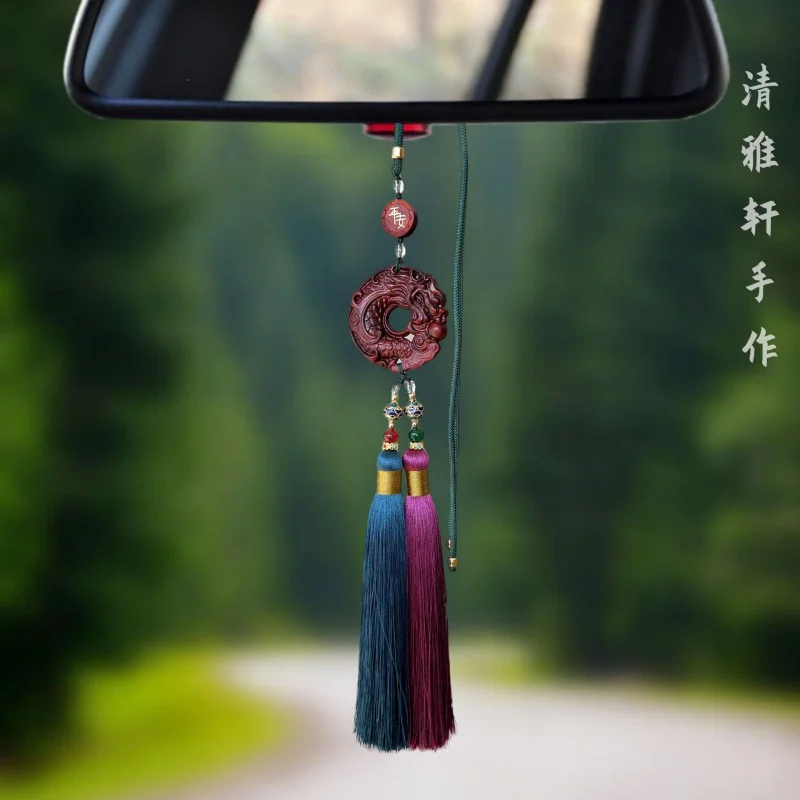 

Ebony Dragon Brand Automobile Hanging Ornament Dragon Year Daji Car Hanging Ornaments All the Way SF Rearview Mirror CBag Chamrs