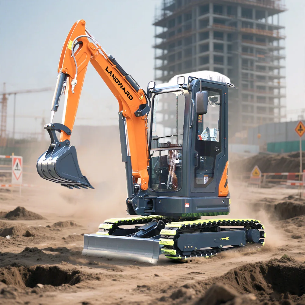 

China Factory Multifunction Mini Excavator 3 Ton Cheap Small Digger Crawler Excavator Agricultural Hydraulic Digger Customized