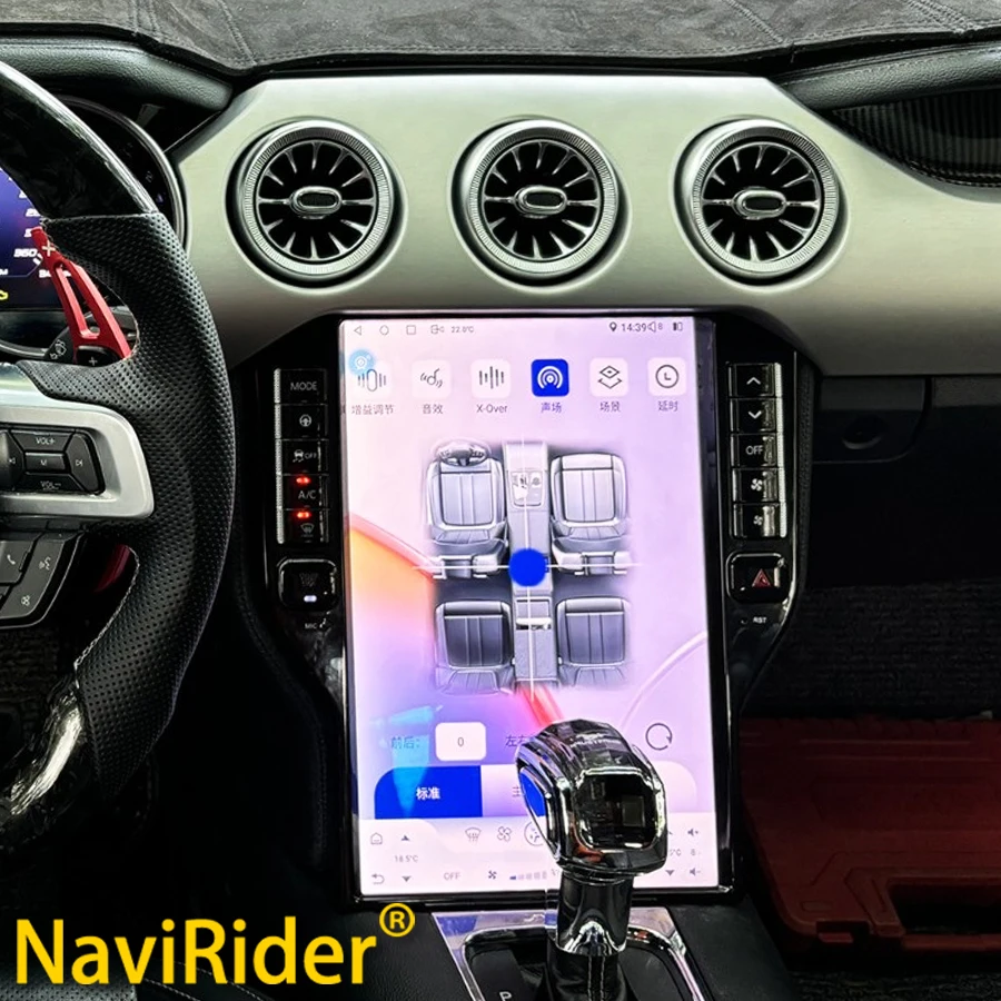 For Ford Mustang 2015-2021 Android Screen Auto Stereo Car Radio Carplay Multimedia Video Player GPS Navigation Head Unit 14.5