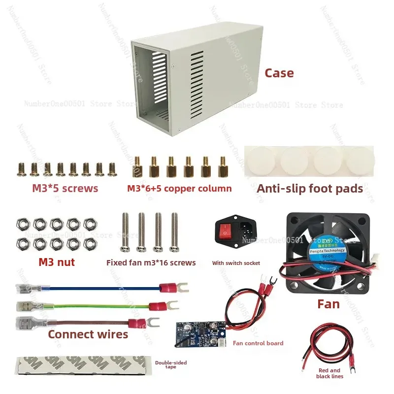 V05 shell parts are adapted to WZ5005 adjustable power supply parts do not contain power supply need to be assembled by yourself