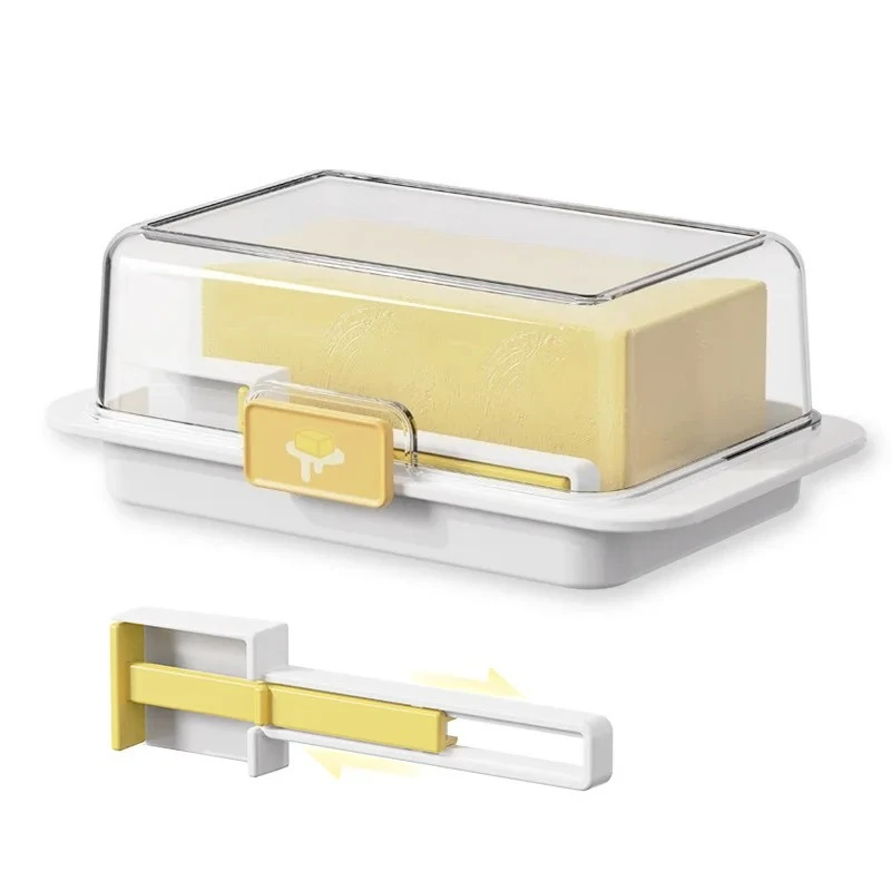 Refrigerator Butter Storage Box Cutting Portioning Organizer Frozen Cheese Slice Divider