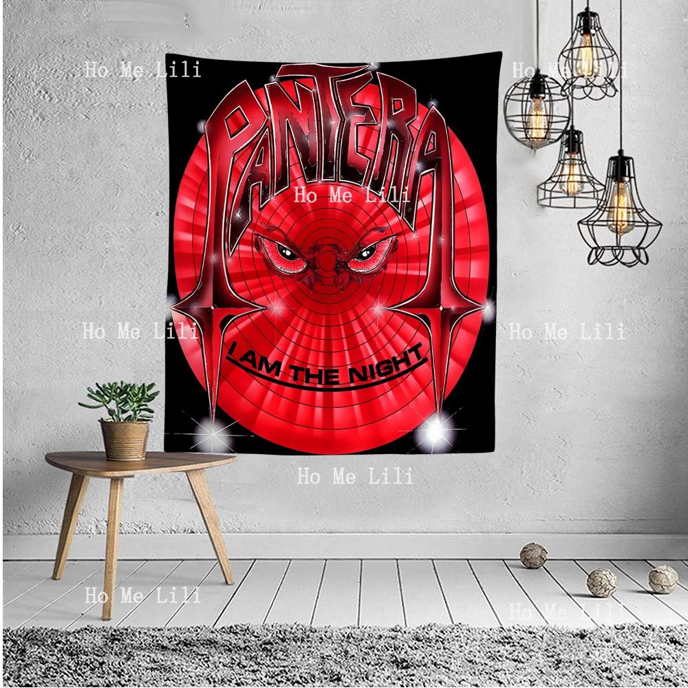 Pantera I Am The Night Graphic Heavy Metal Band Tapestry Wall Hanging For Bedroom Livingroom Modern Design