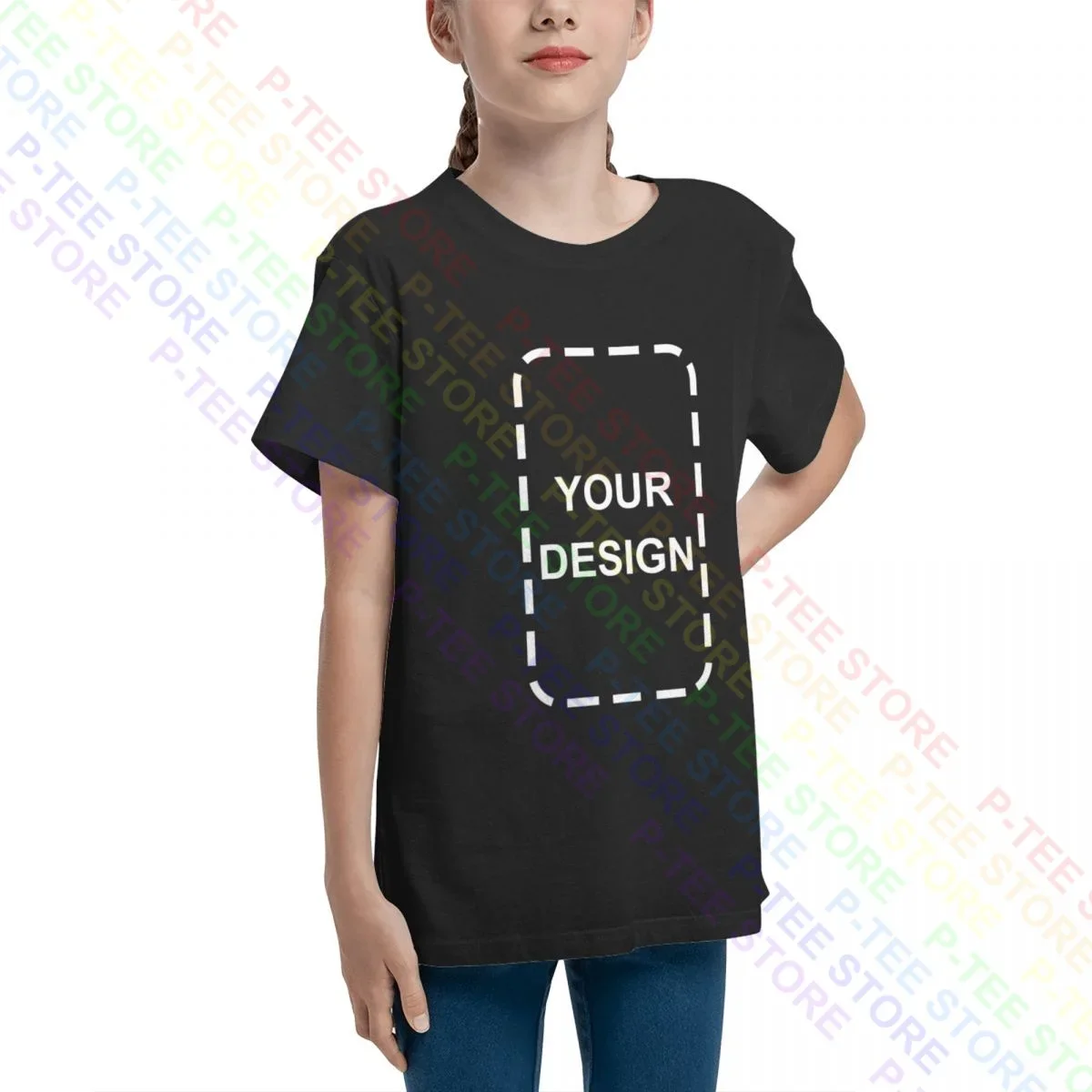 Camicie per adolescenti personalizzate maglietta per bambini personalizzata nome abbigliamento ragazze ragazzi camicia cotone fai da te design personalizzato t shirt Logo