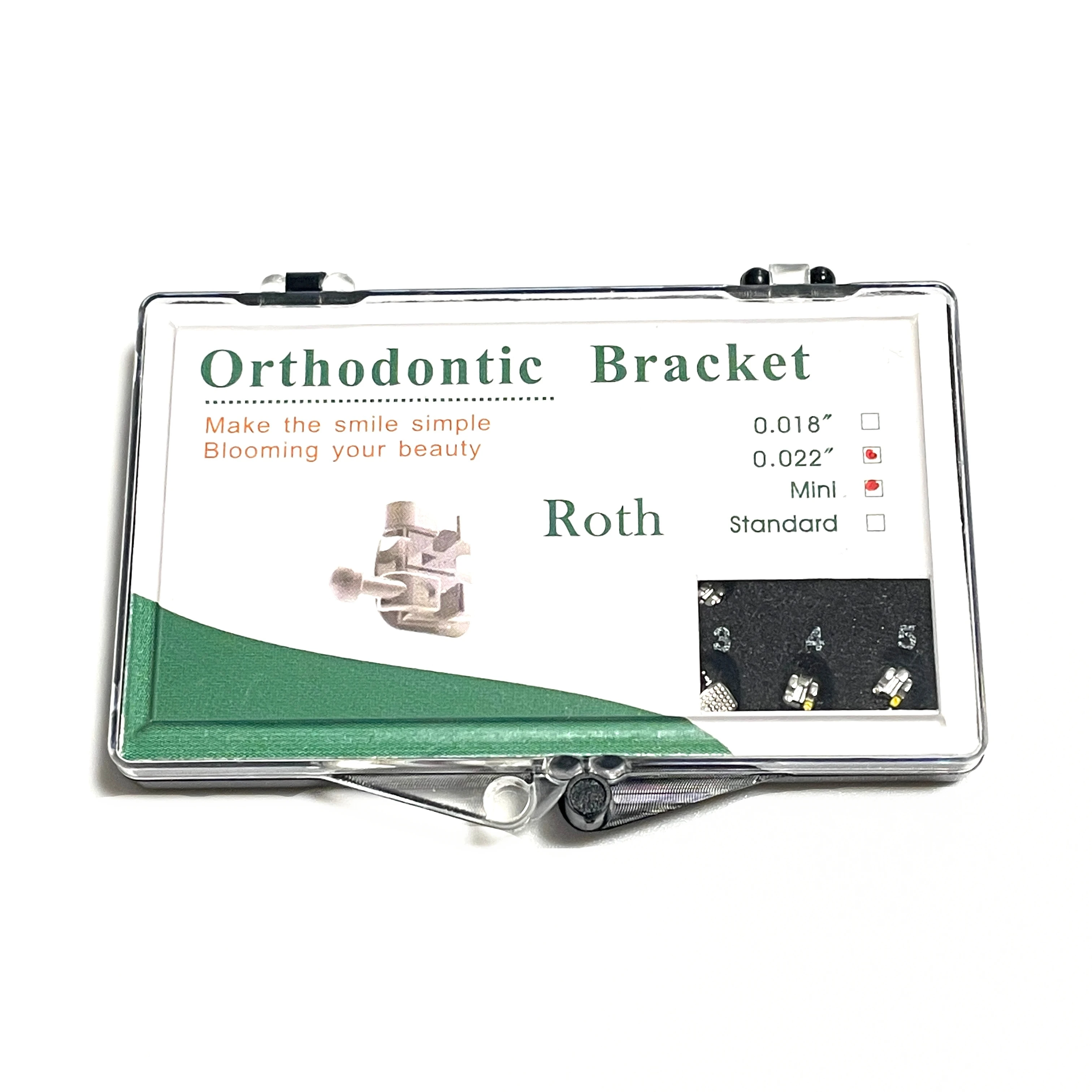 Plastic Box 5 Boxes Roth 345-hook Standard Mini Metal 0.022 Bracket