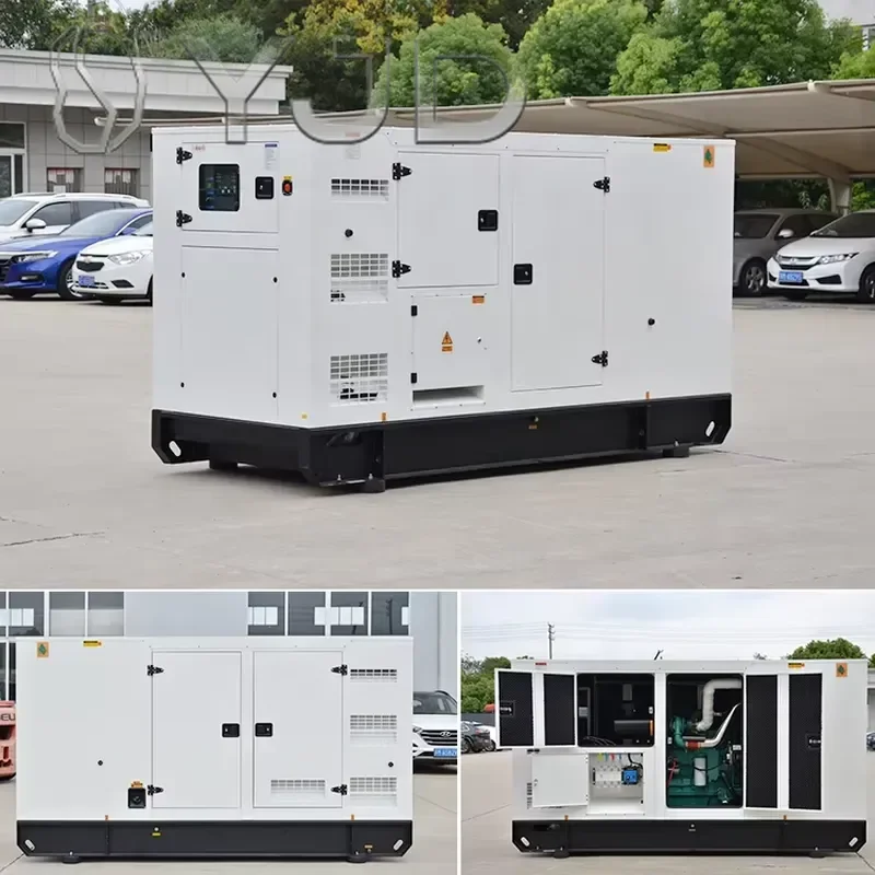 YJD Certified Silent Type for perkis Diesel Generator 140kw 175kva Factory Direct Sales with Soundproof Canopy ATS Remote Start