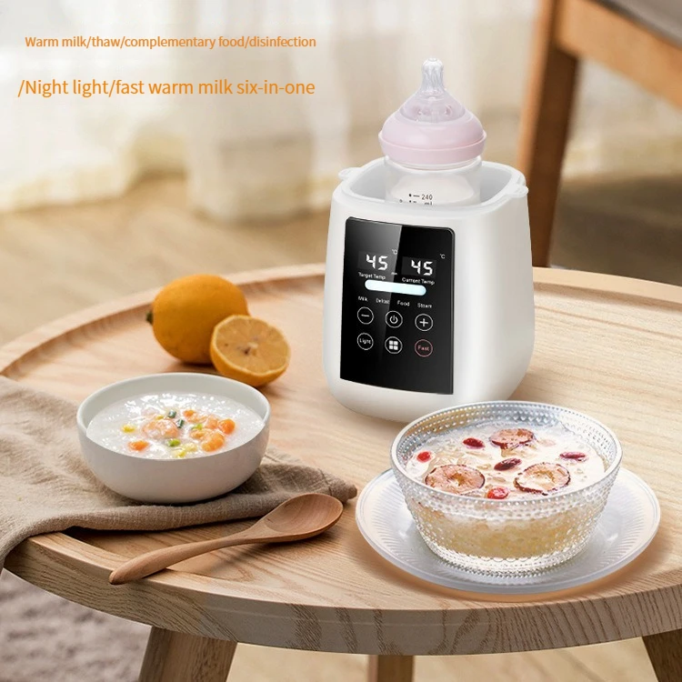 Bottle Warmer Water Bath Nutri Baby Bottle Warmer Fast Easy Milk Warmer for Breastmilk Formula Auto Timer Defrost Sterilize Keep