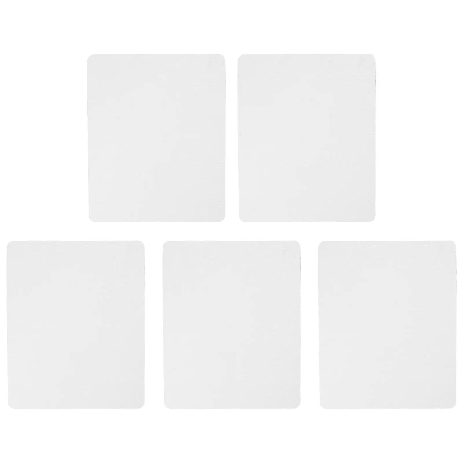 5Pcs Blank Sublimation Mouse Pads Premium Rubber Base Comfortable Hand Feel Large Size for Gaming Office Desktop Sublimation