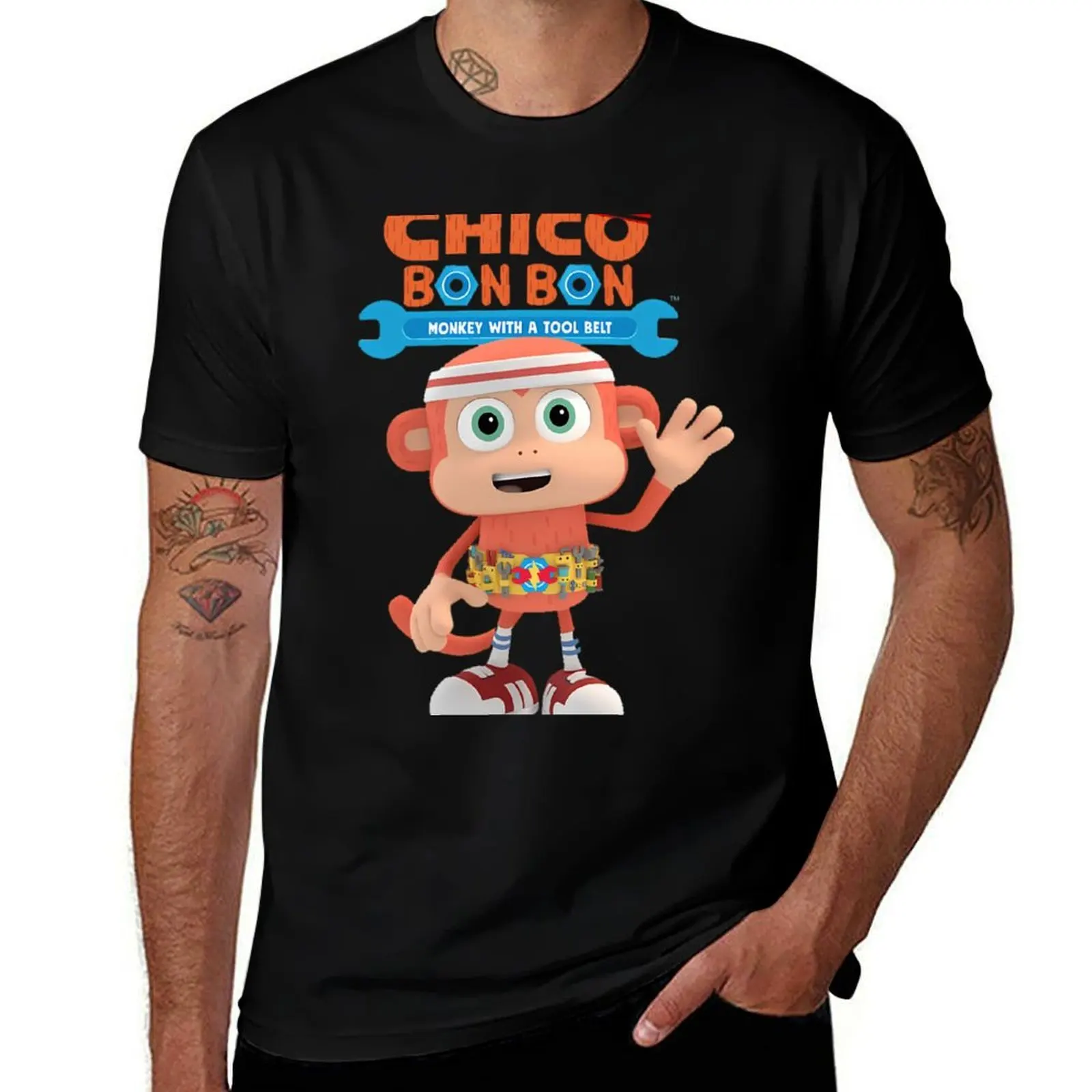 Vintage Children's Animated Streaming Television Series T-Shirt Urban Style Casual Short Sleeve Top T-Shirt