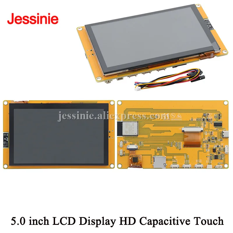 ESP32-S3 ESP32S3 Entwicklungsboard 4,3 5,0 7,0 Zoll LCD-Display WLAN BLE Smart TFT TN Modul Resistiver Kapazitiver Touchscreen