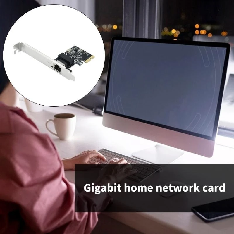 RTL8111E RJ45 PCIE GIGABIT ETHERNET LAN CARD CARD 10/100/1000 Мбит/с Адаптер 77JC