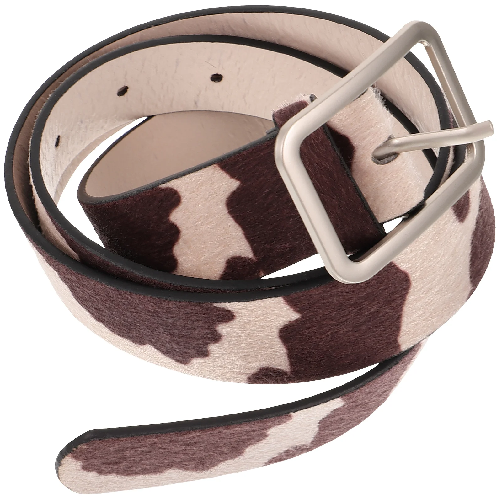 Fashion Cow Pu Belt Women's Belts Vintage Weatern Waist Imitation Animal Print for