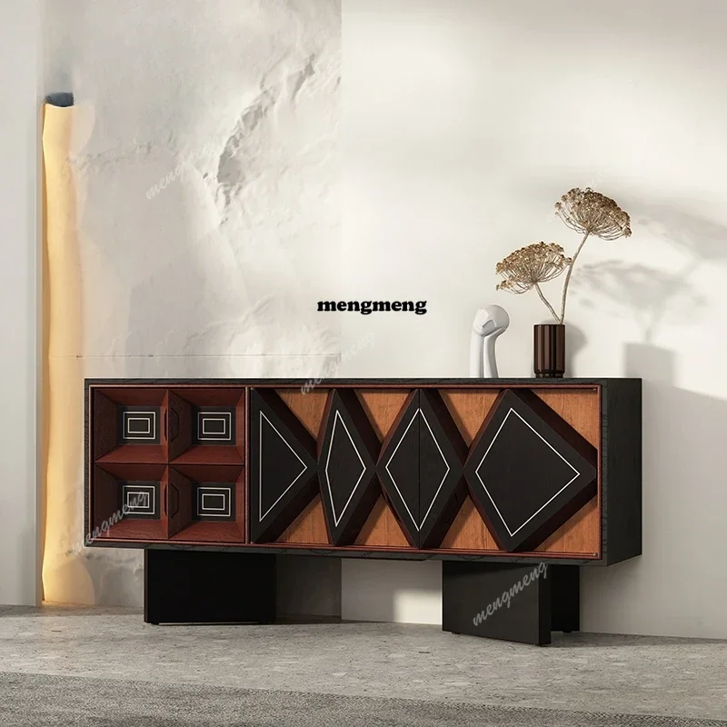 

American Solid Wood Living Room Cabinet French Retro Designer Storage Entrance Cabinet Home Furniture Szafki Do Salonu