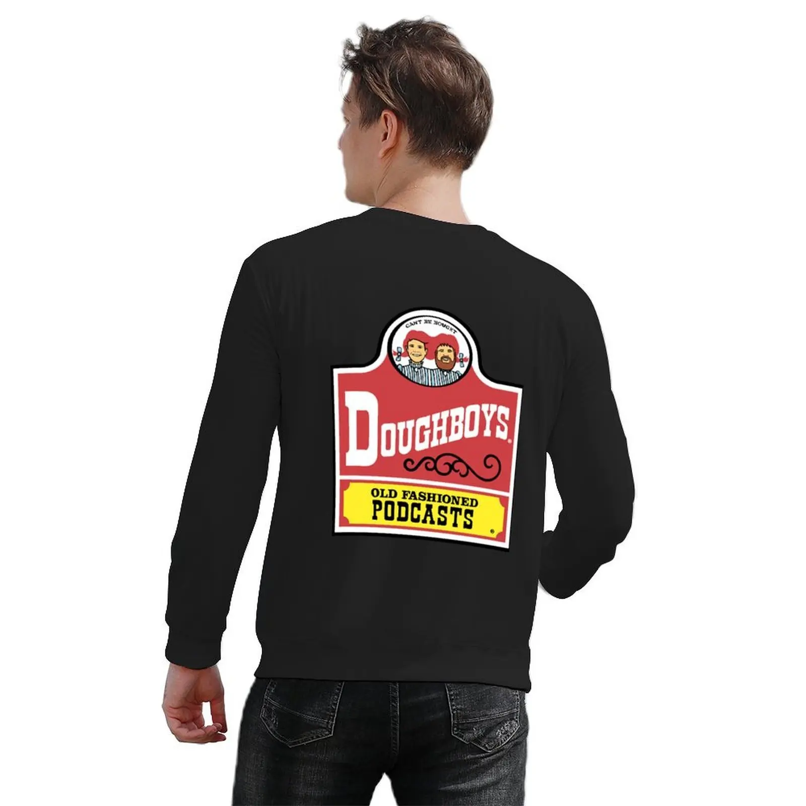 الطراز القديم Doughboys البلوز رياضية الرجال أنيمي الملابس الرجال قميص العرق رياضية مقنعين البلوز